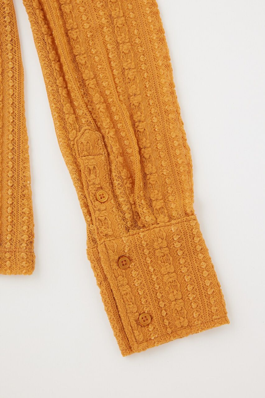 MOUSSY「SHEER LACE SHIRT ブラウス」|Tシャツ・カットソー|