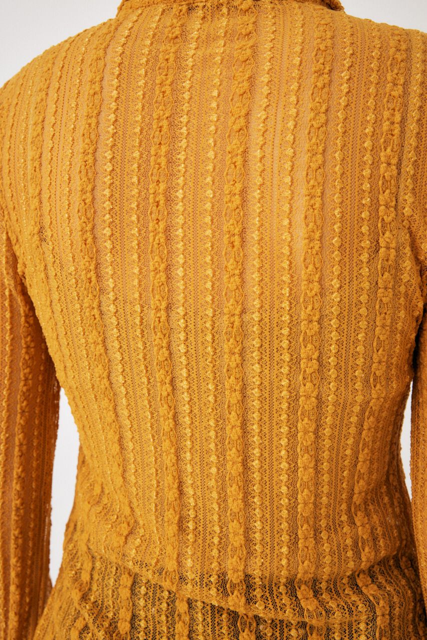 MOUSSY「SHEER LACE SHIRT ブラウス」|Tシャツ・カットソー|