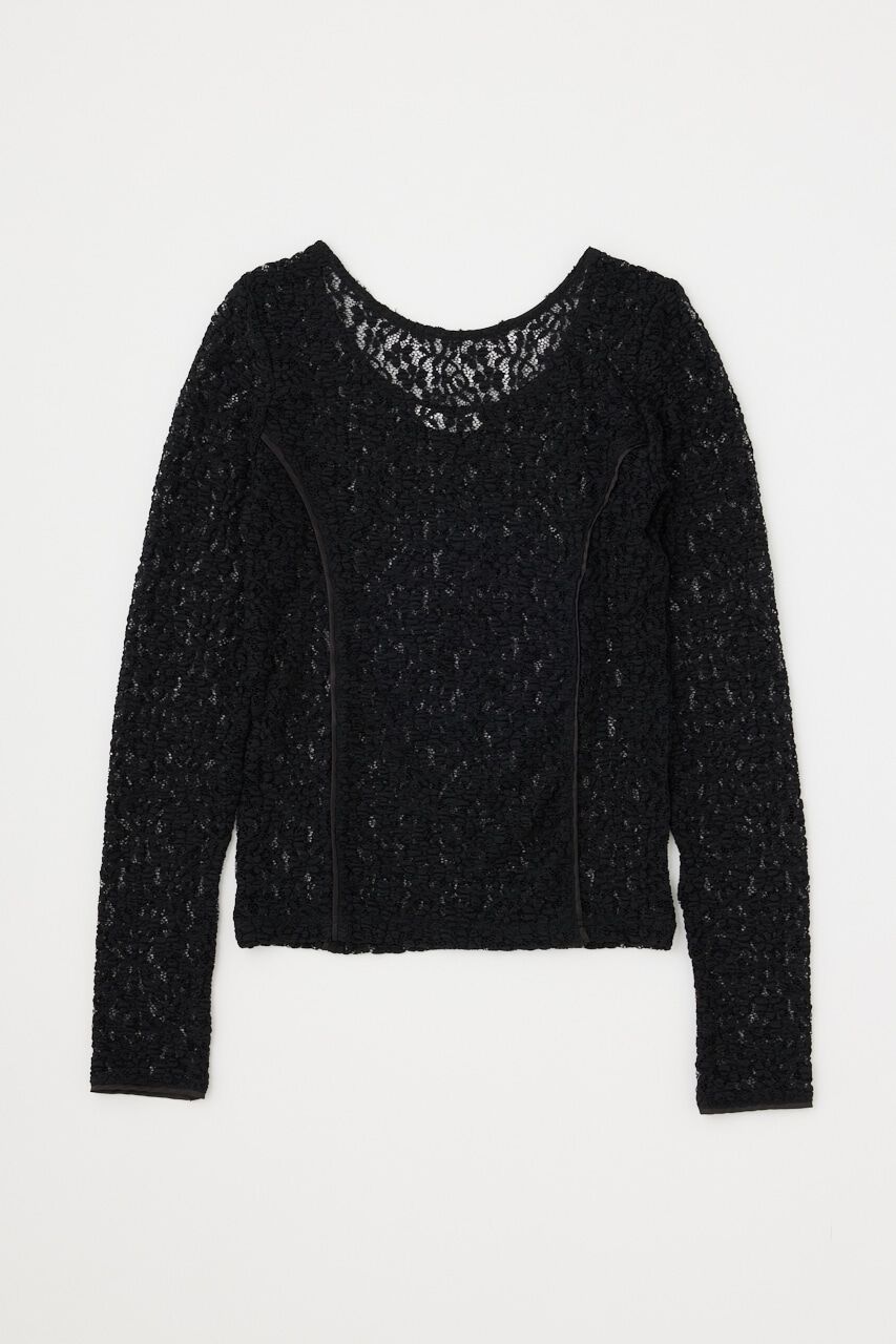 MOUSSY「BACK OPEN LACE CUT トップス」|Tシャツ・カットソー|