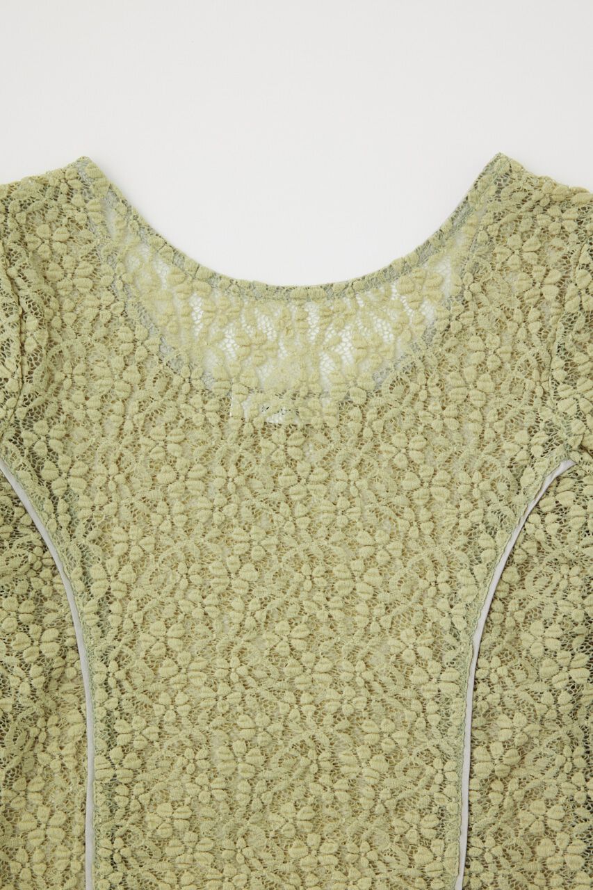 MOUSSY「BACK OPEN LACE CUT トップス」|Tシャツ・カットソー|