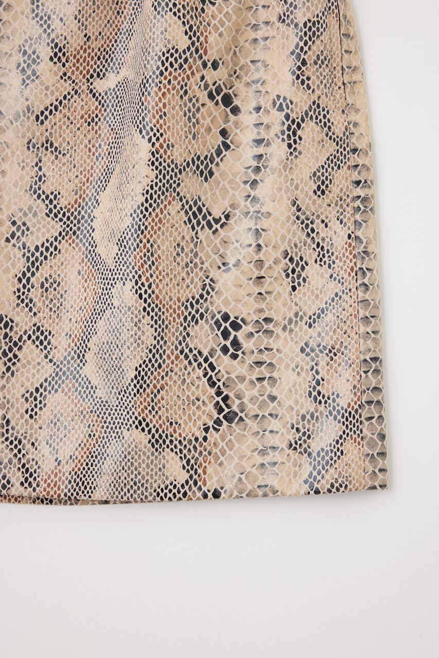 MOUSSY「PYTHON ミニスカート」|スカート|