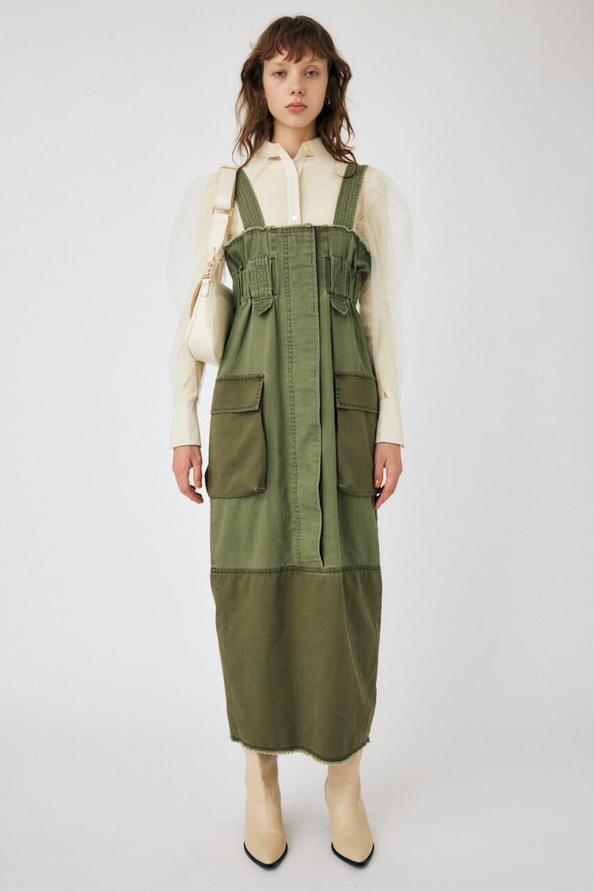 MOUSSY「TULLE LAYERED SHIRT ブラウス」|シャツ・ブラウス|