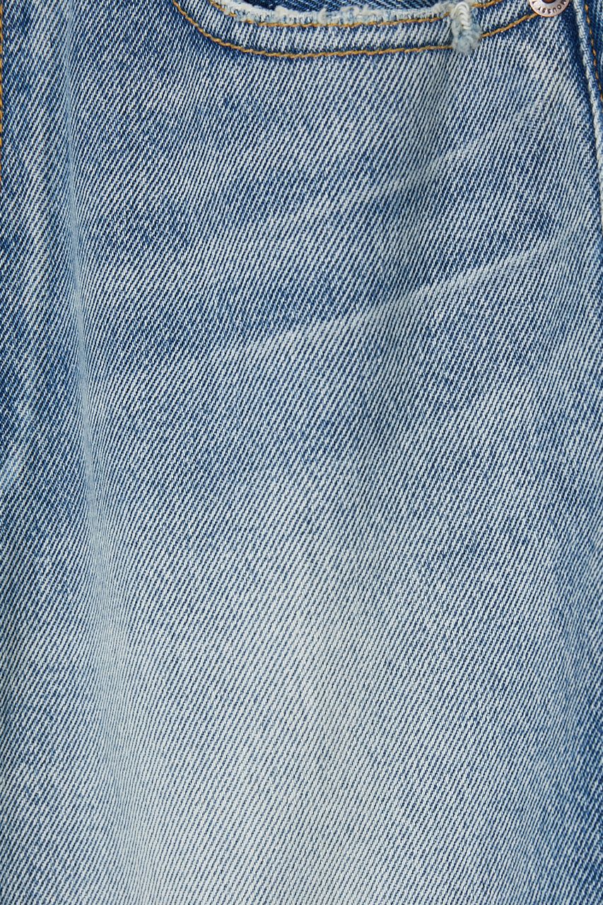 MOUSSY「THIGH SLIT LOOSE STRAIGHT」|デニム|