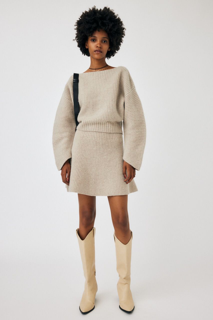 MOUSSY「WOOL KNIT ミニスカート」|スカート|