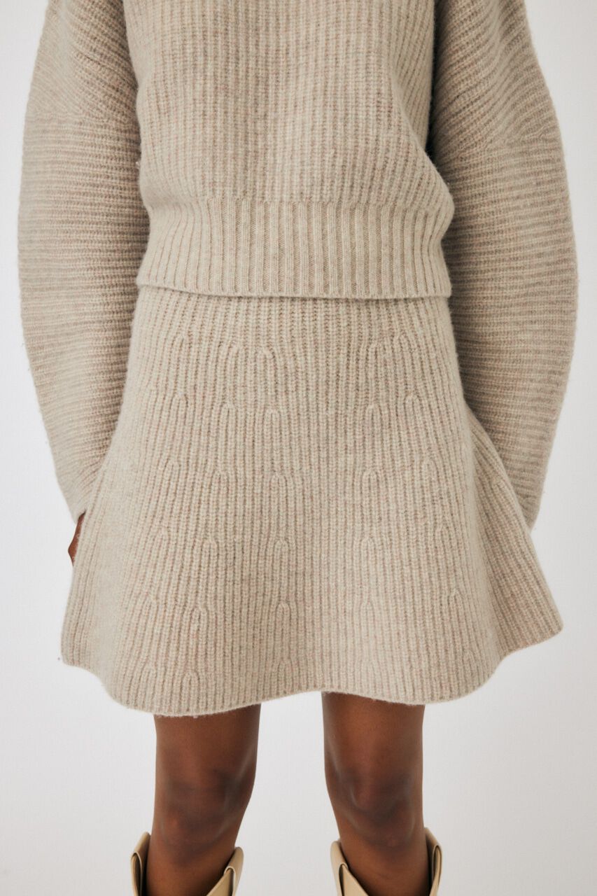 MOUSSY「WOOL KNIT ミニスカート」|スカート|
