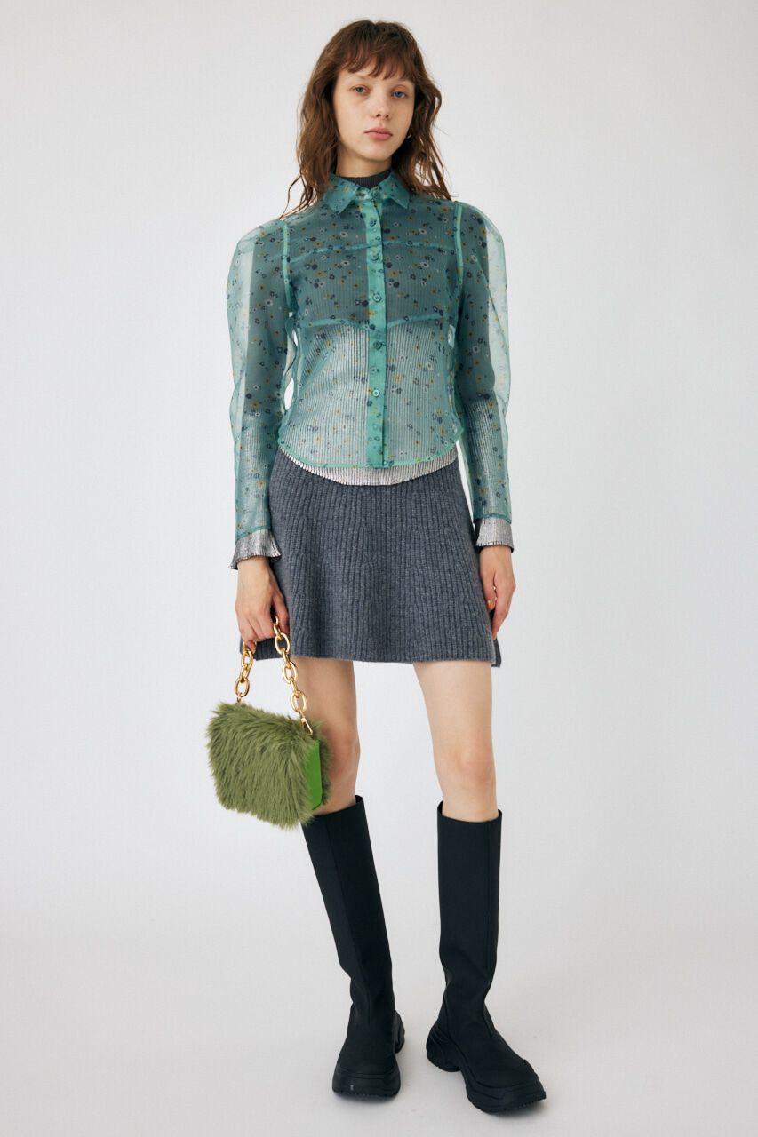 MOUSSY「WOOL KNIT ミニスカート」|スカート|