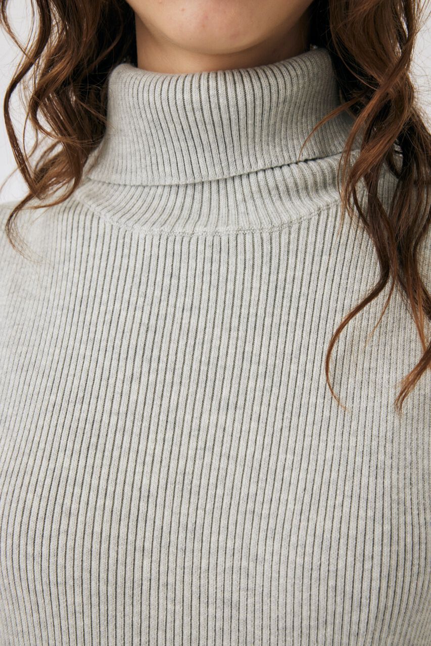 MOUSSY「SWITCHING RIB KNIT ドレス」|ワンピース|