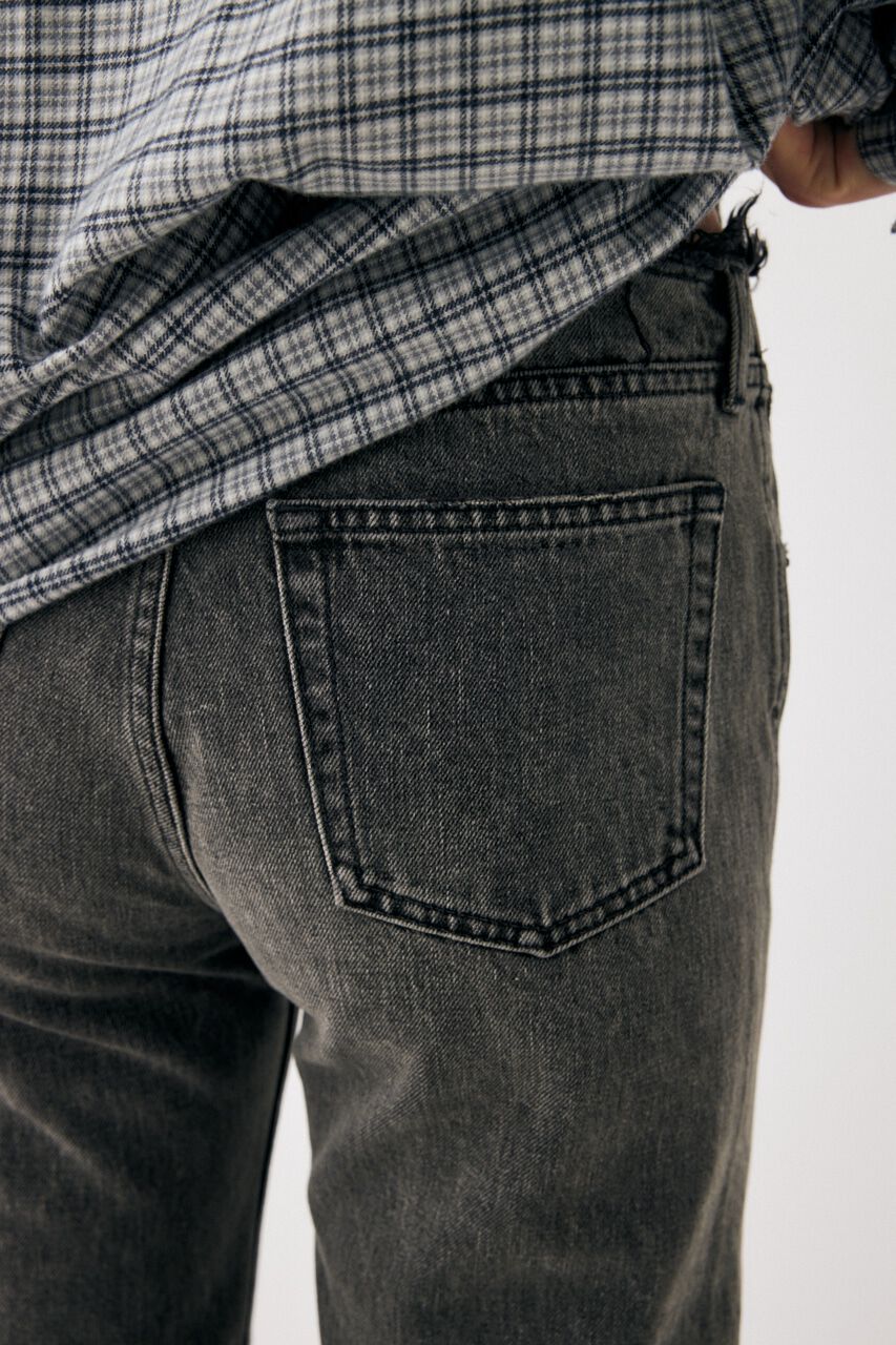 MOUSSY「LOW WAIST SLIT STRAIGHT」|デニム|