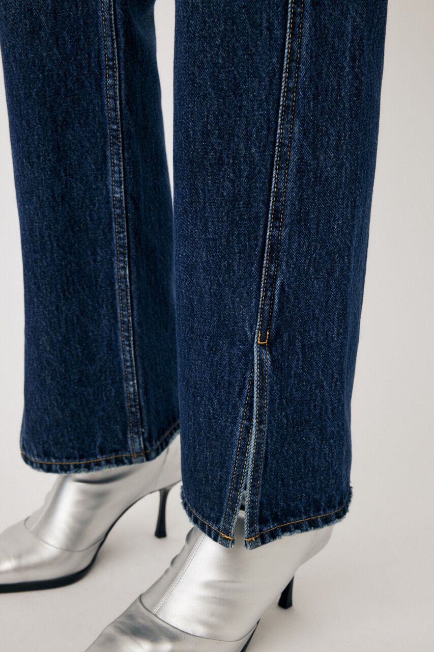 MOUSSY「LOW WAIST SLIT STRAIGHT」|デニム|