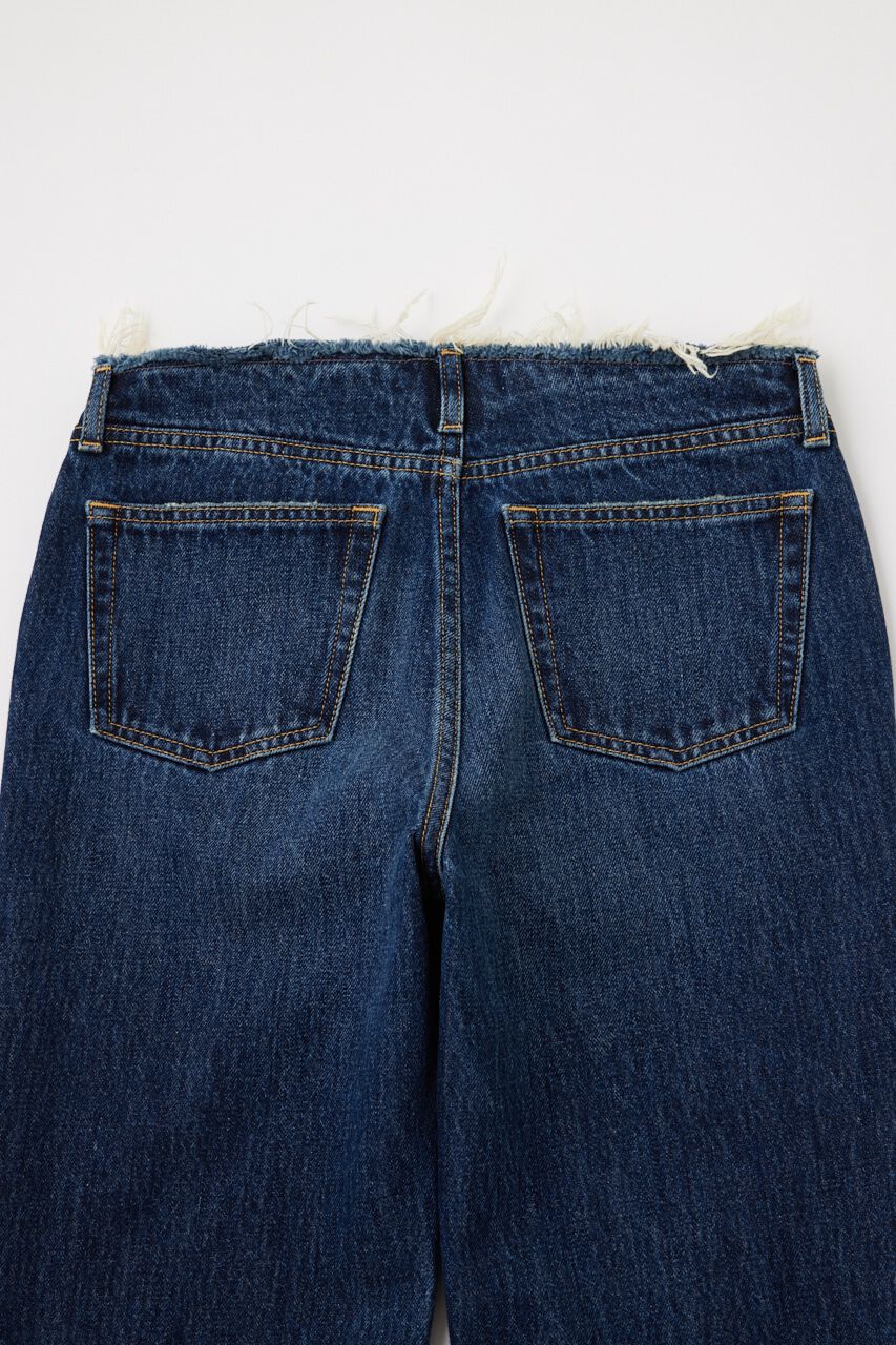 MOUSSY「LOW WAIST SLIT STRAIGHT」|デニム|