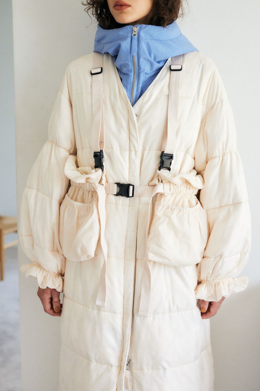 MOUSSY「KAPOK バッグ ベスト」|ダウンベスト・ベスト|