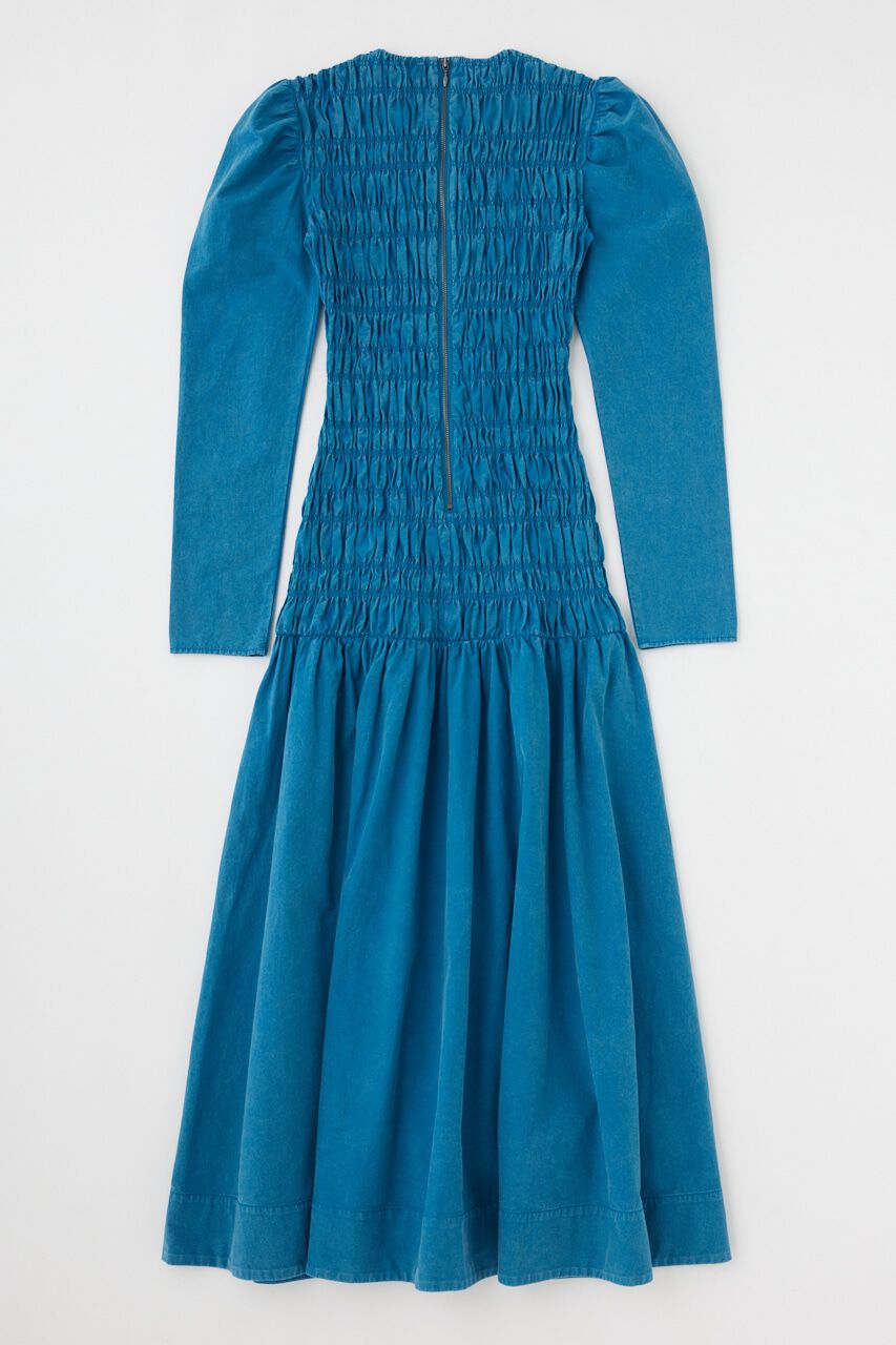 MOUSSY「SHIRRING GATHER ドレス」|ワンピース|