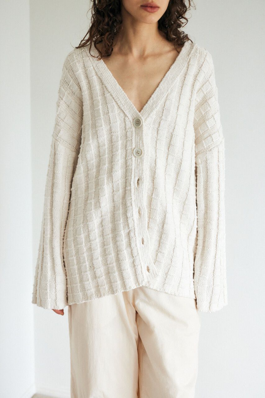 MOUSSY「クロスオーバー カーディガン」|カーディガン|WHT