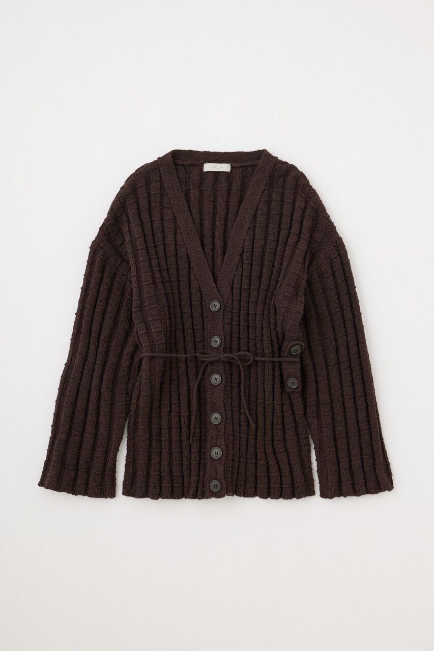 MOUSSY「クロスオーバー カーディガン」|カーディガン|