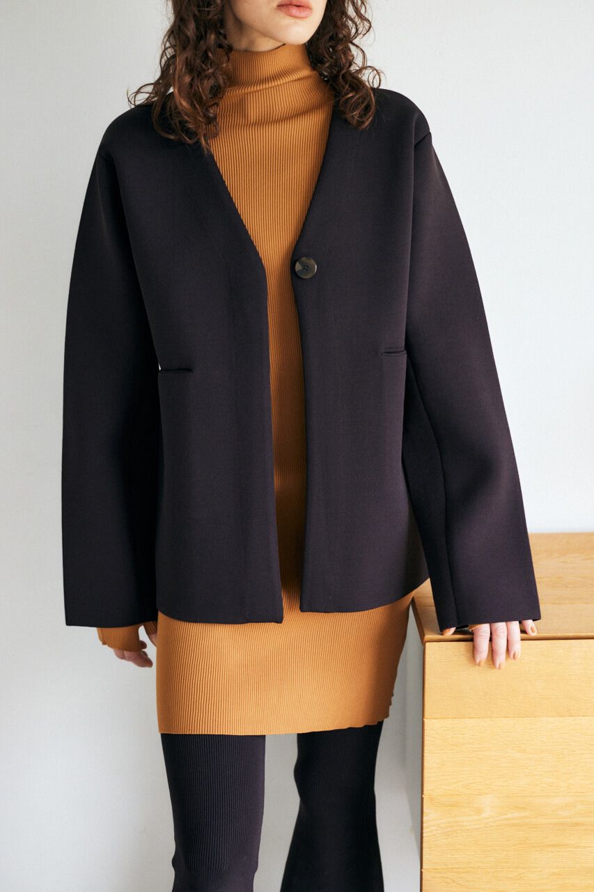 MOUSSY「ニット ジャケット」|その他|BLK