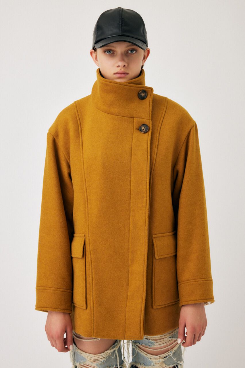 MOUSSY「STAND COLLAR MIDDLE コート」|その他|