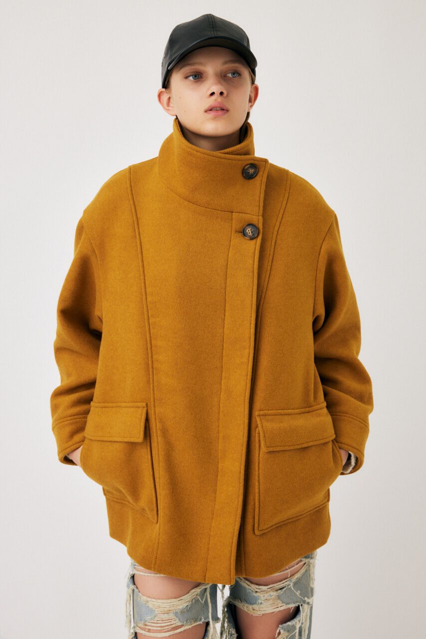 MOUSSY「STAND COLLAR MIDDLE コート」|その他|
