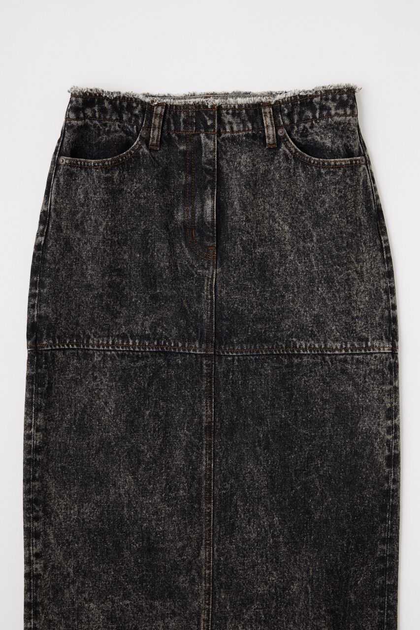 MOUSSY「ACID WASH PENCIL MAXI スカート」|スカート|