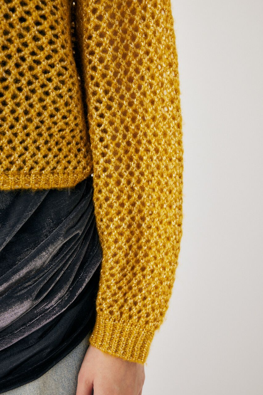MOUSSY「LUREX MESH ニット」|ニット・セーター|