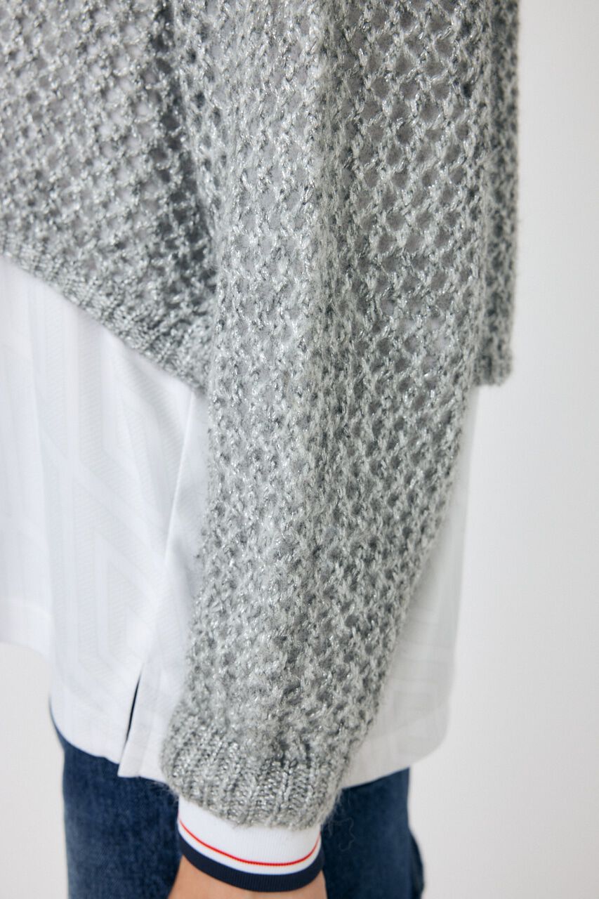 MOUSSY「LUREX MESH ニット」|ニット・セーター|