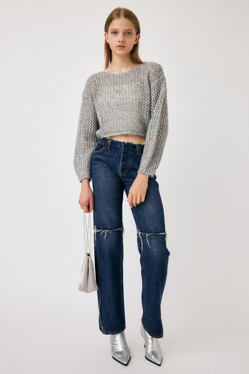 MOUSSY「LUREX MESH ニット」|ニット・セーター|