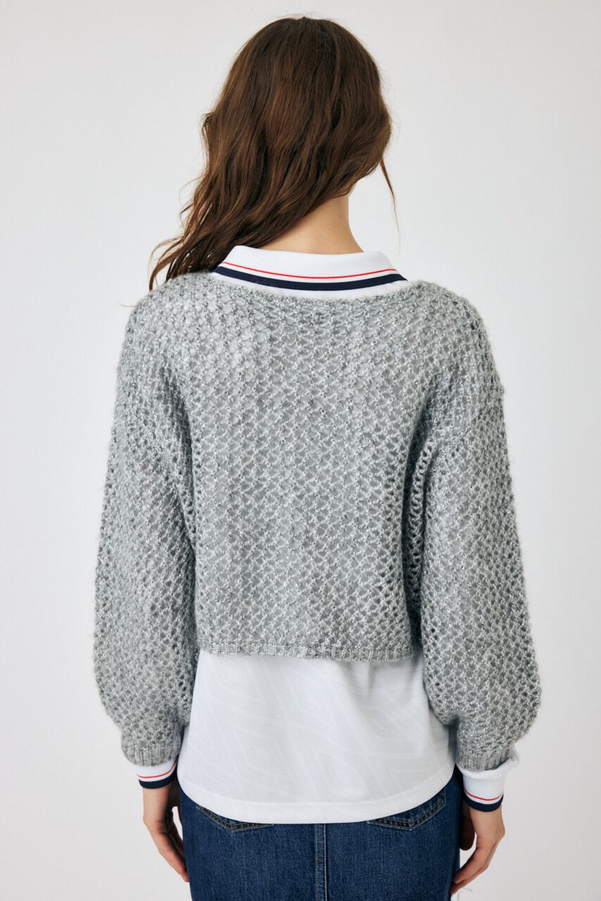 MOUSSY「LUREX MESH ニット」|ニット・セーター|