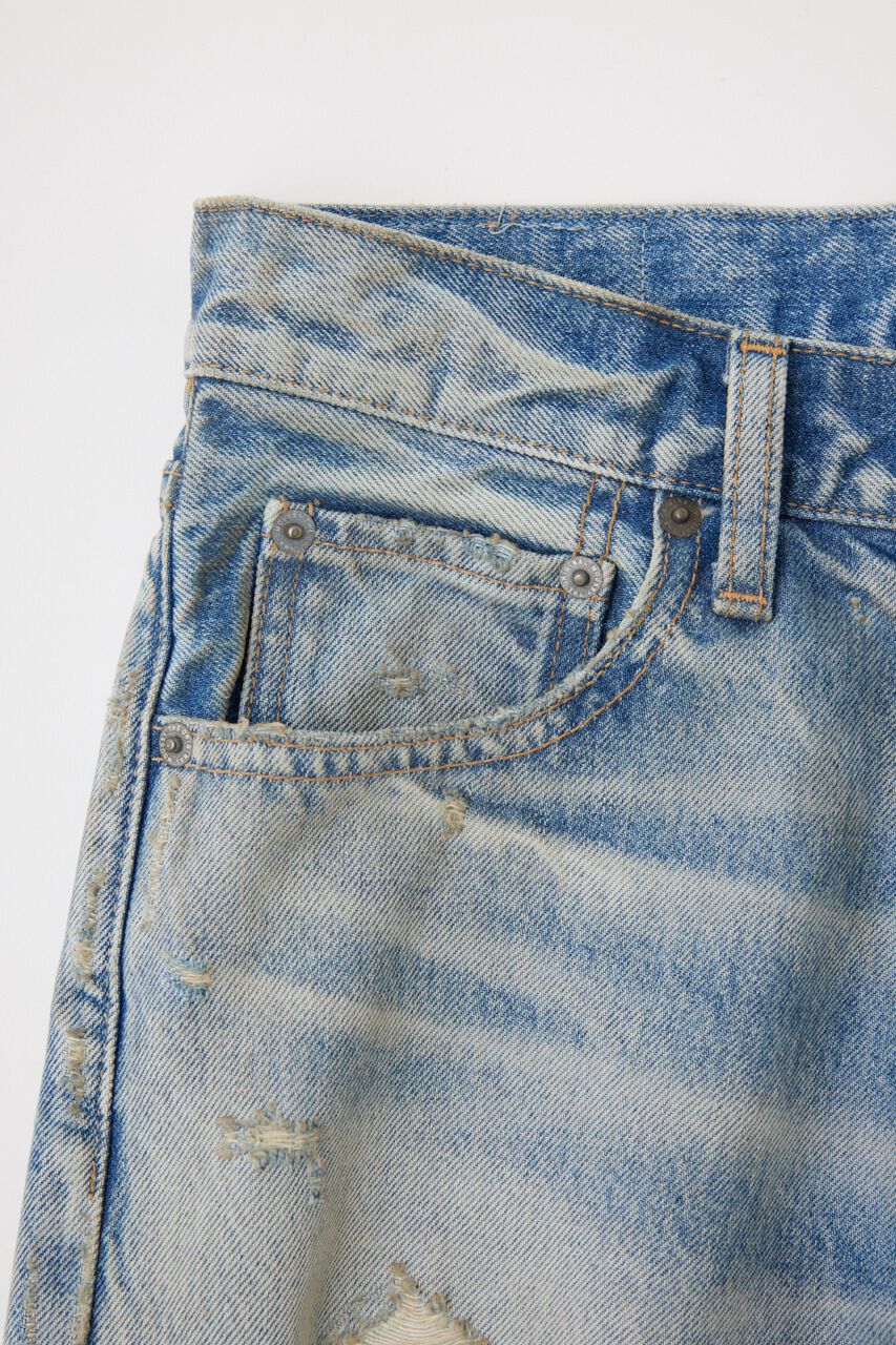 MOUSSY「MIDRISE STRAIGHT」|デニム|