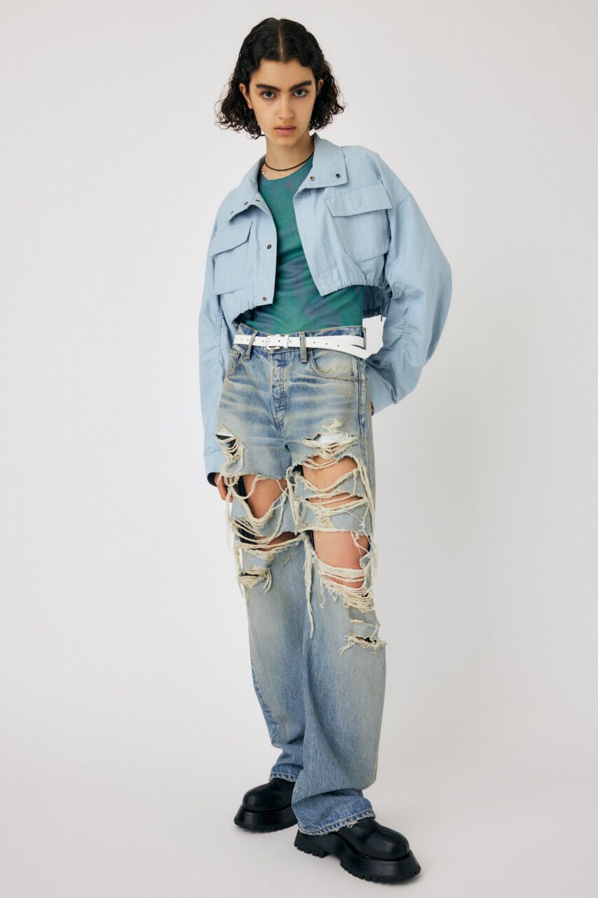 MOUSSY「MIDRISE STRAIGHT」|デニム|