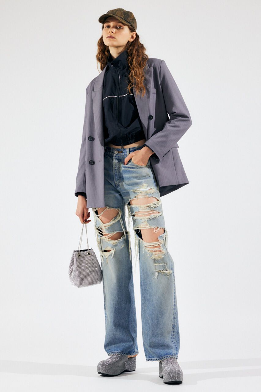 MOUSSY「MIDRISE STRAIGHT」|デニム|