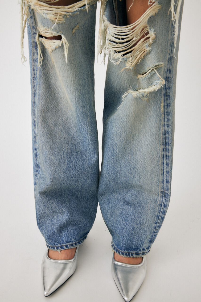 MOUSSY「MIDRISE STRAIGHT」|デニム|