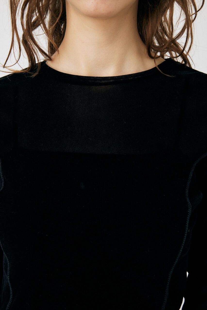 MOUSSY「FLOCKEY TULLE トップス」|Tシャツ・カットソー|