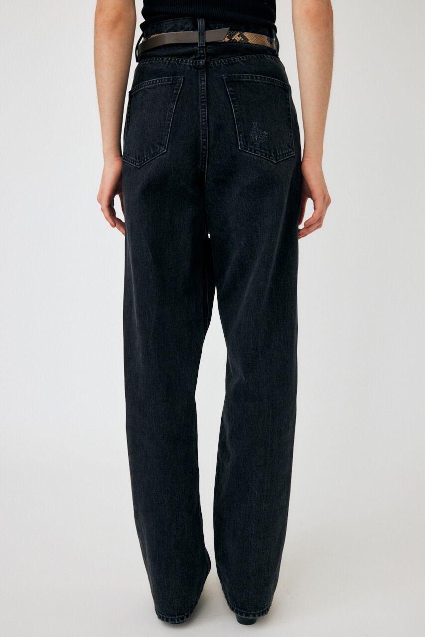 MOUSSY「CUT OUT LOOSE STRAIGHT」|デニム|