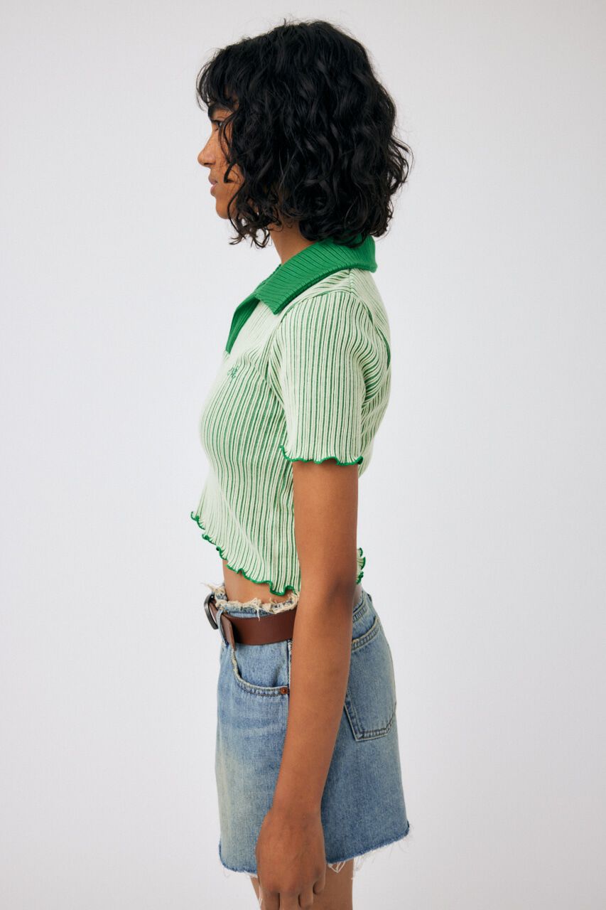 MOUSSY「BI-COLOR SKIPPER Tシャツ」|Tシャツ・カットソー|