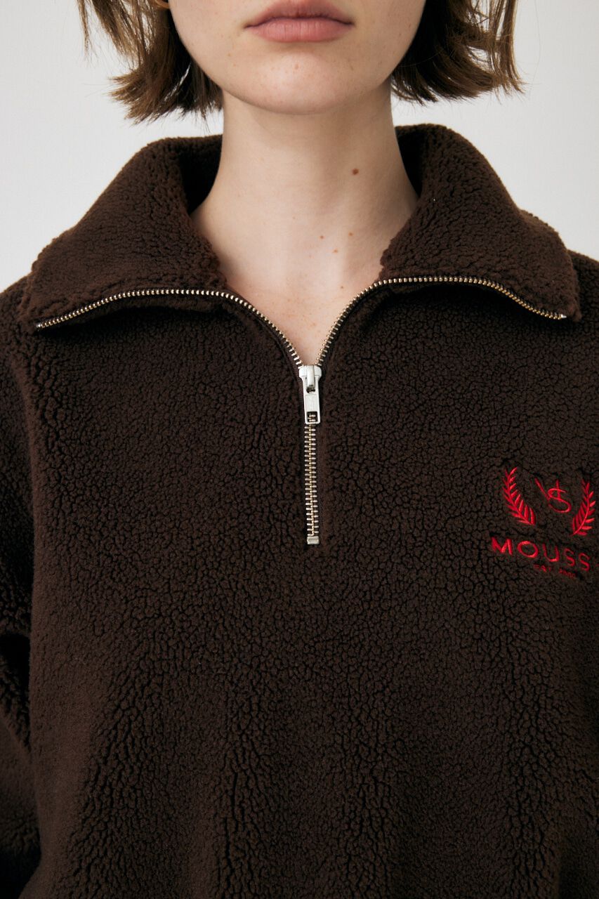 MOUSSY「MOUSSY BOA HALF ZIPプルオーバー」|Tシャツ・カットソー|