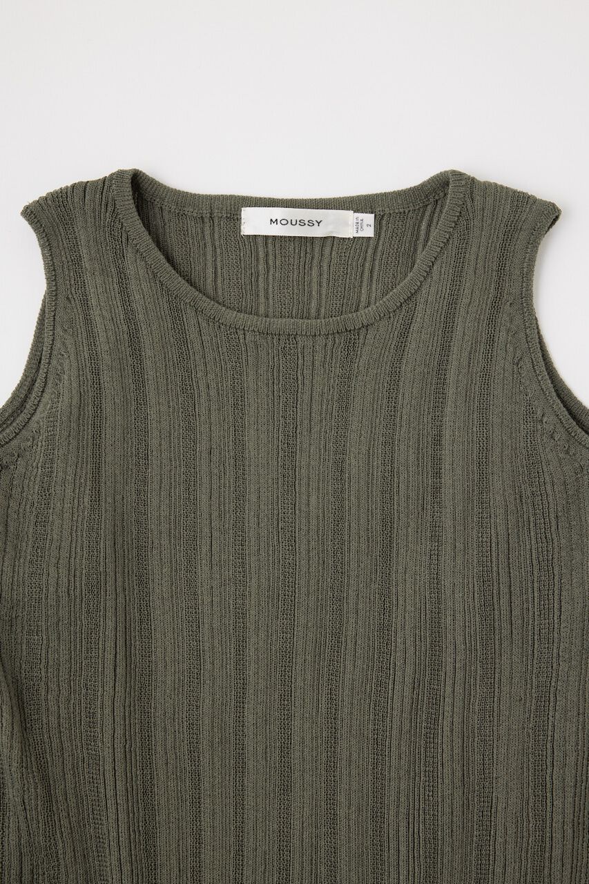 MOUSSY「SHEER KNIT マキシドレス」|ワンピース|