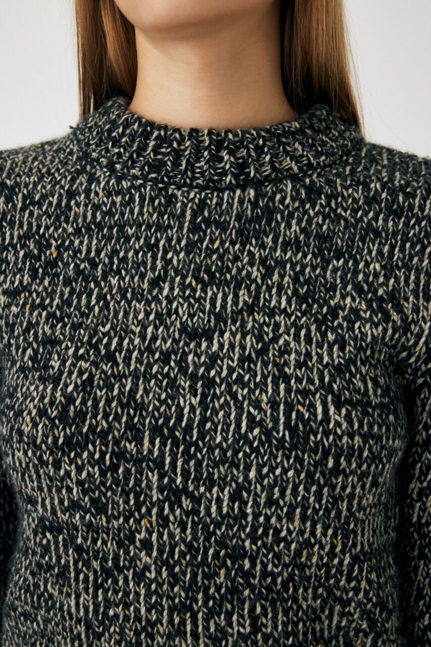 MOUSSY「NEP YARN KNIT トップス」|ニット・セーター|