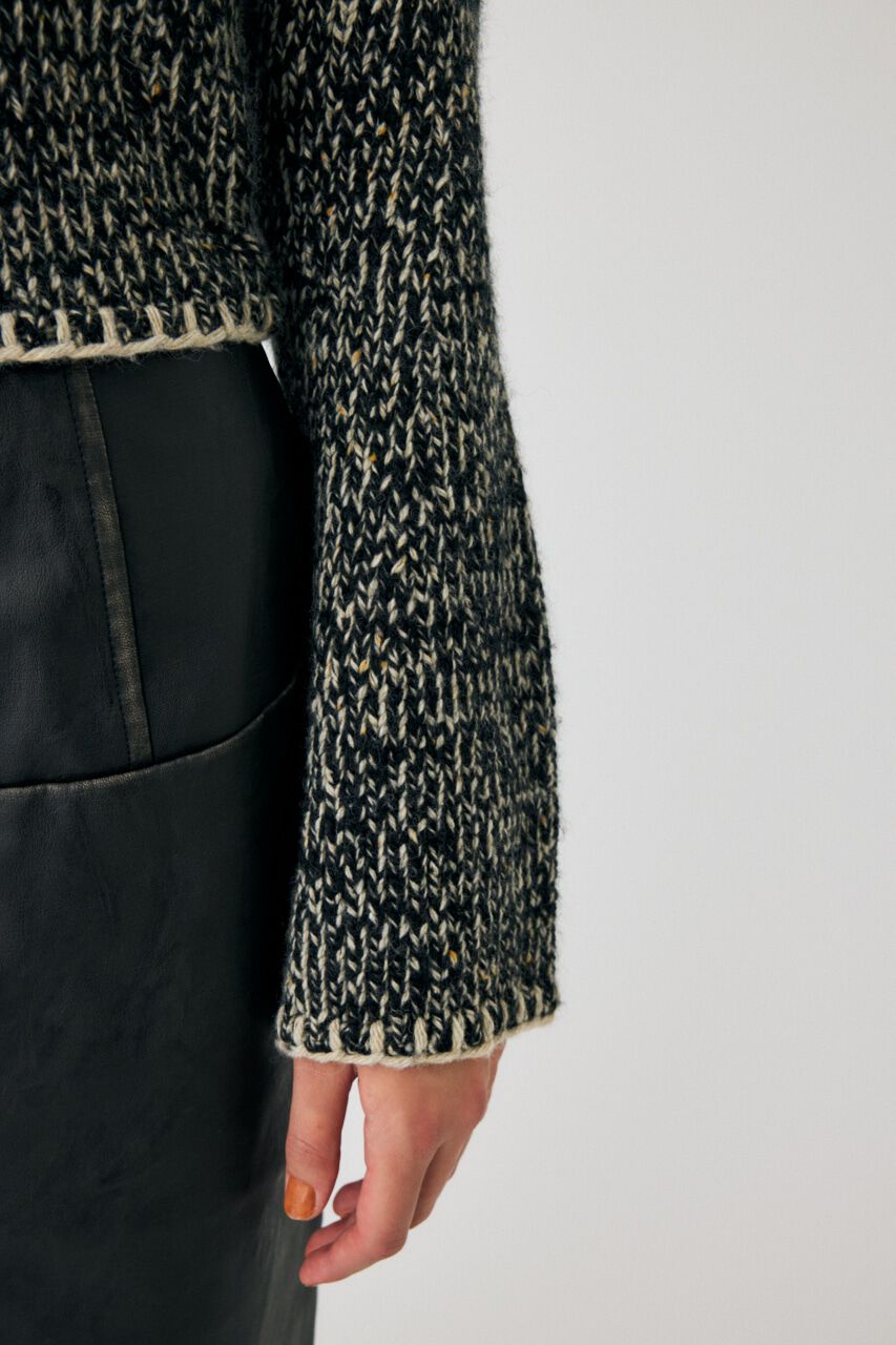 MOUSSY「NEP YARN KNIT トップス」|ニット・セーター|