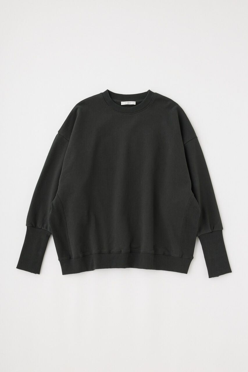 MOUSSY「BACK GATHER LOOSE スウェット」|パーカー|