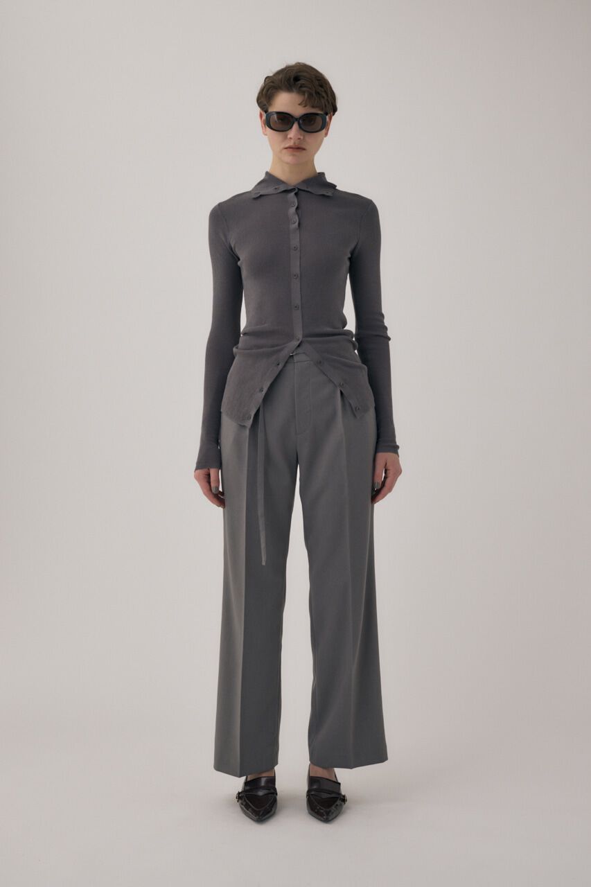 MOUSSY「リサイクルポリエステル使用ベルト付きスラックス」|その他|