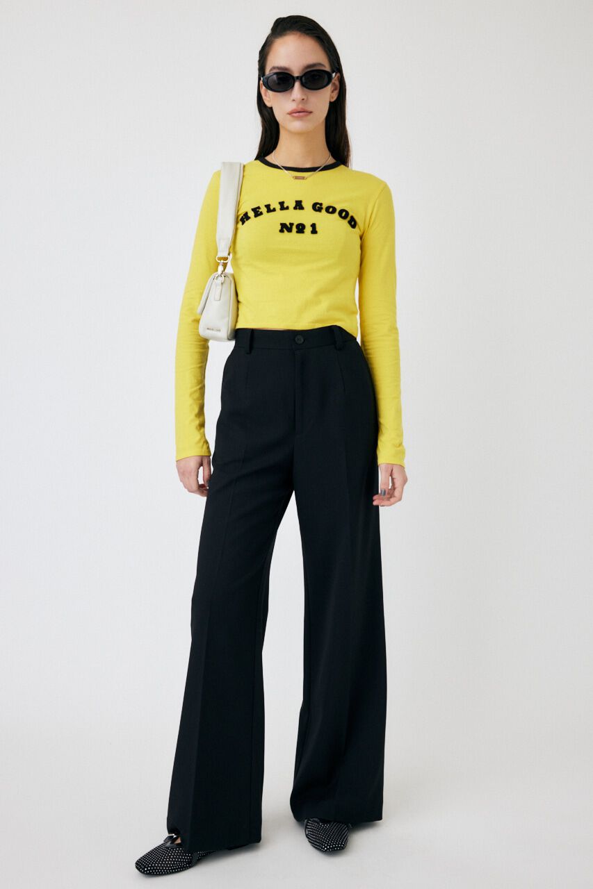 MOUSSY「CENTER PRESS FLARE パンツ」|その他|