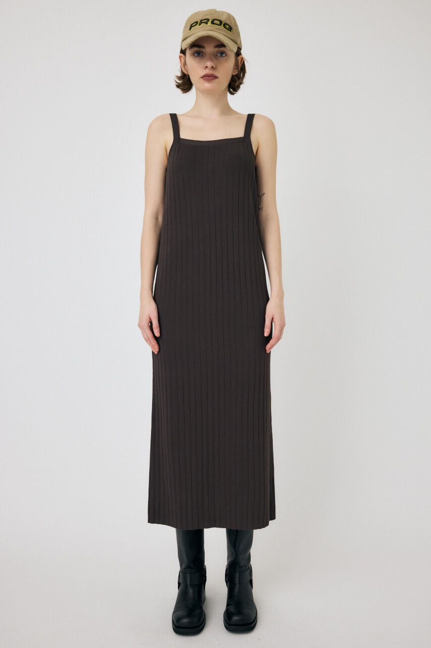 MOUSSY「SHIRT COMBI KNIT ドレス」|ワンピース|