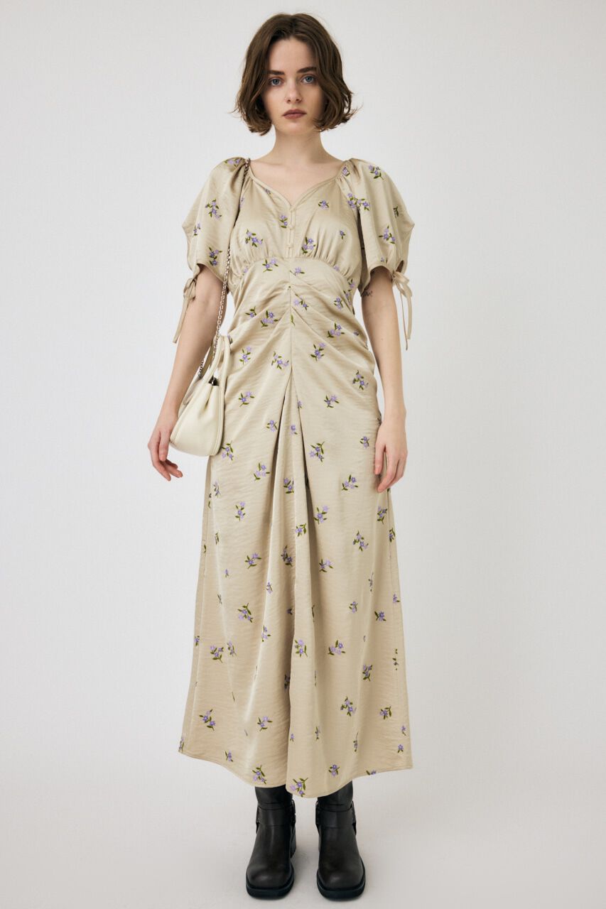 MOUSSY「BUTTERFLY SLEEVE ドレス」|ワンピース|