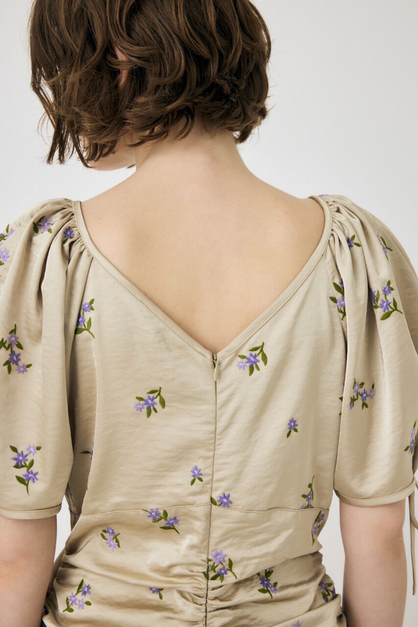 MOUSSY「BUTTERFLY SLEEVE ドレス」|ワンピース|