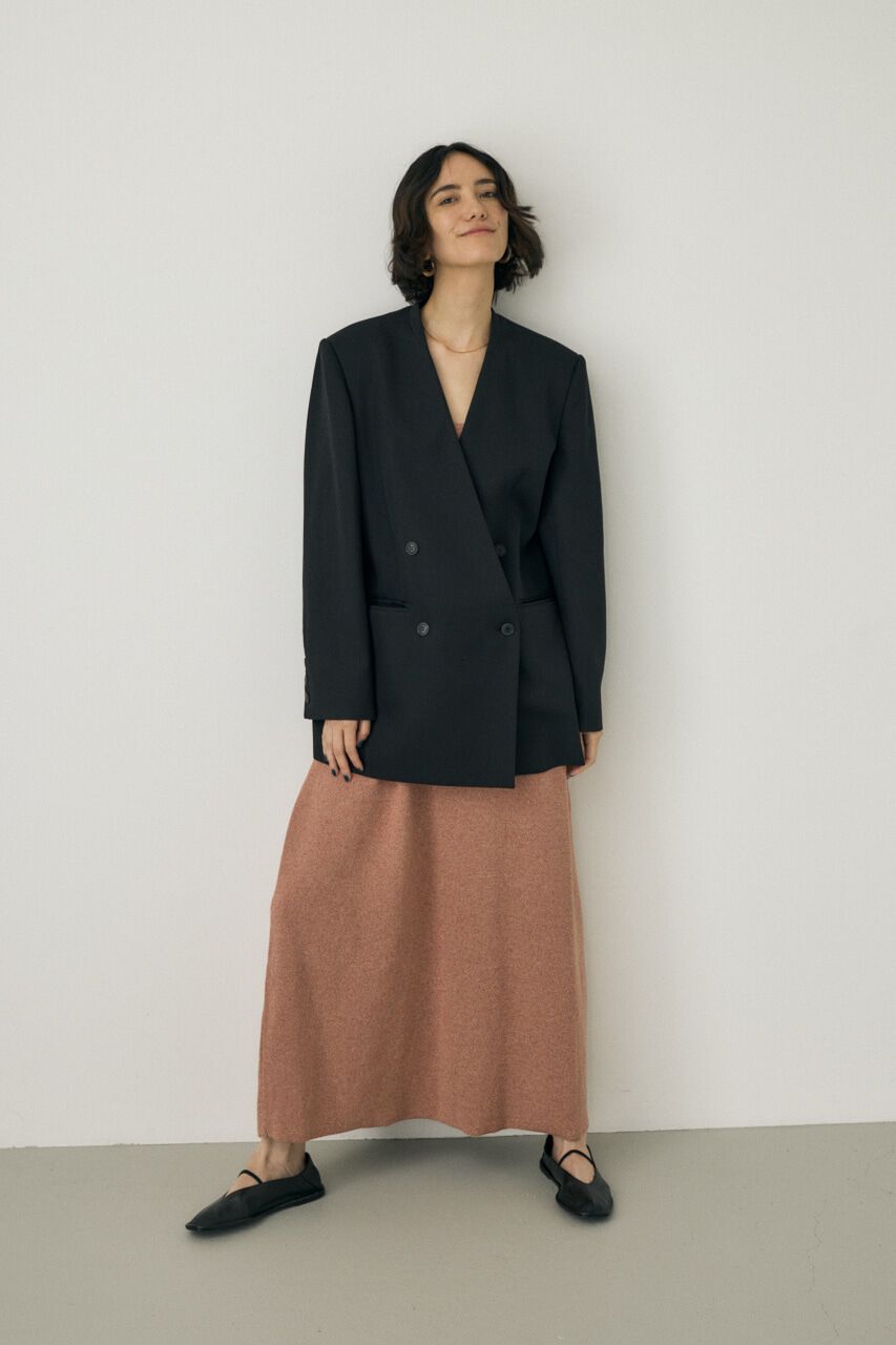 MOUSSY「シーズンレスノーカラージャケット　リサイクルポリエステル使用」|その他|