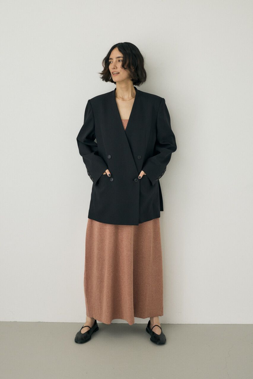 MOUSSY「シーズンレスノーカラージャケット　リサイクルポリエステル使用」|その他|