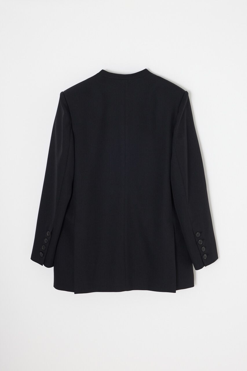 MOUSSY「シーズンレスノーカラージャケット　リサイクルポリエステル使用」|その他|