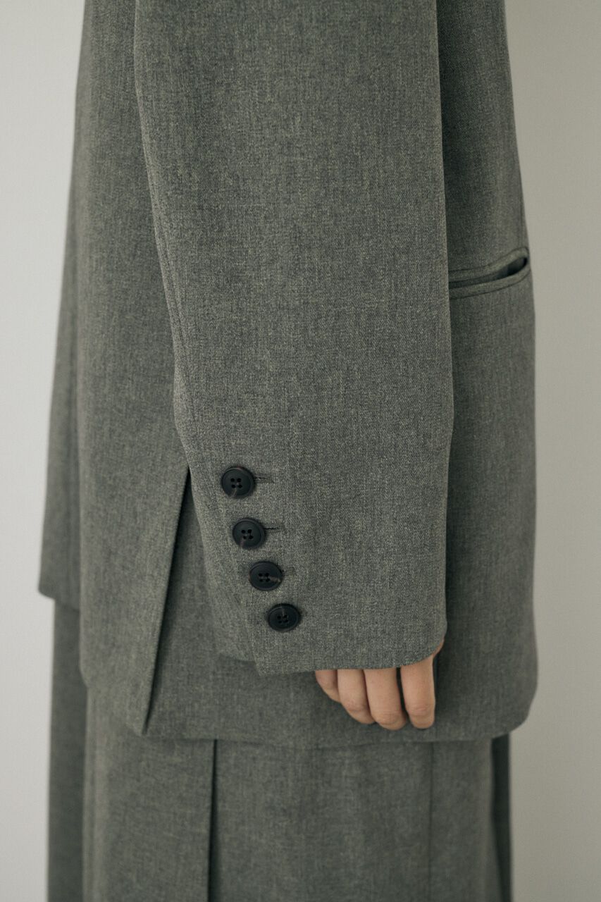 MOUSSY「シーズンレスノーカラージャケット　リサイクルポリエステル使用」|その他|