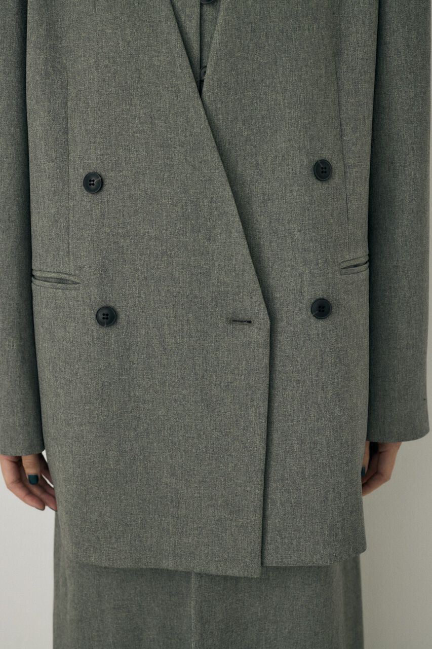 MOUSSY「シーズンレスノーカラージャケット　リサイクルポリエステル使用」|その他|