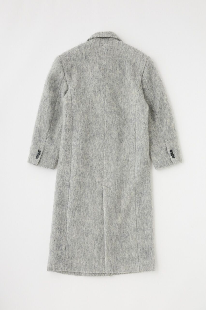 MOUSSY「シャギーロングコート リサイクルポリエステル&times;ウール混」|その他|