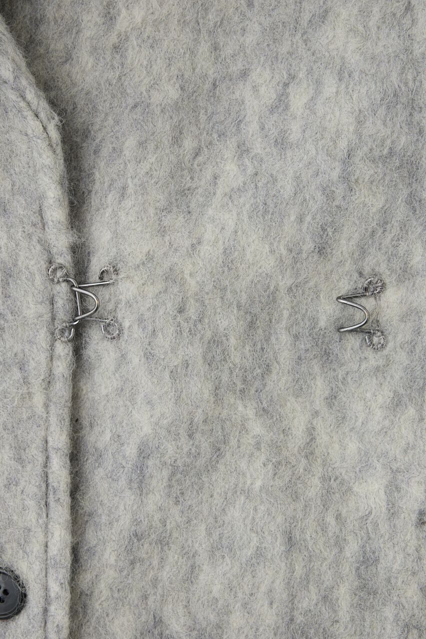 MOUSSY「シャギーロングコート リサイクルポリエステル&times;ウール混」|その他|